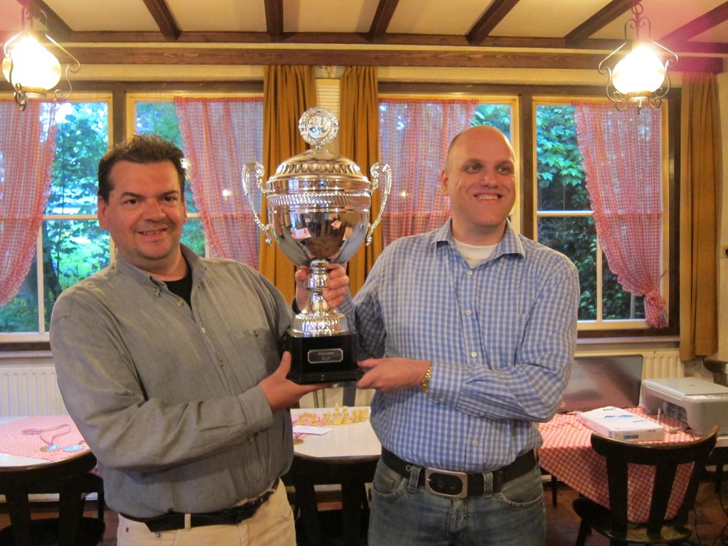 De twee winnaars van het GOK 2012: Rick van Loy (links) en Ron de Veen.
